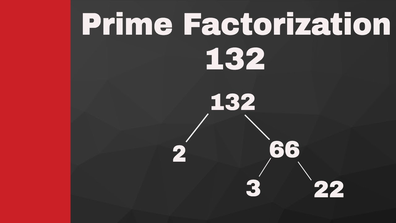 Prime Factorization of 121 and 132