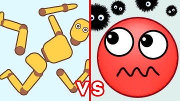 RAGDOLL BREAK vs HIDE BALL (Help me!) — Level Up Funny Gameplay