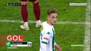 Eren Güler 2021 Season League Goals Bursaspor