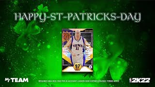 *FREE* Locker Code - Galaxy Opal Pat Burke Gameplay, Stats, and Badges | NBA 2k22 MyTeam