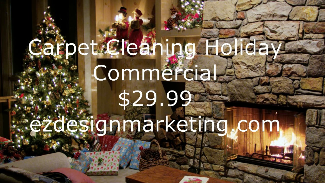 Christmas Promotional Carpet Cleaning  Commercial YouTube