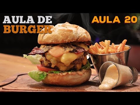 Curso Burguer Bruno Salomão: Como fazer Hambúrguer - Aula 1 e 2! Canal YouTube: Cansei de Ser Chef!