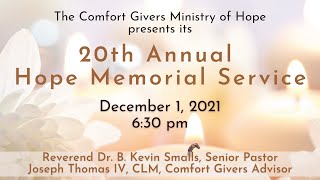 20th Annual Hope Memorial Service