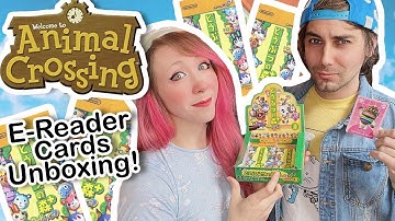 Unboxing Animal Crossing e-Reader Cards! - Series 1