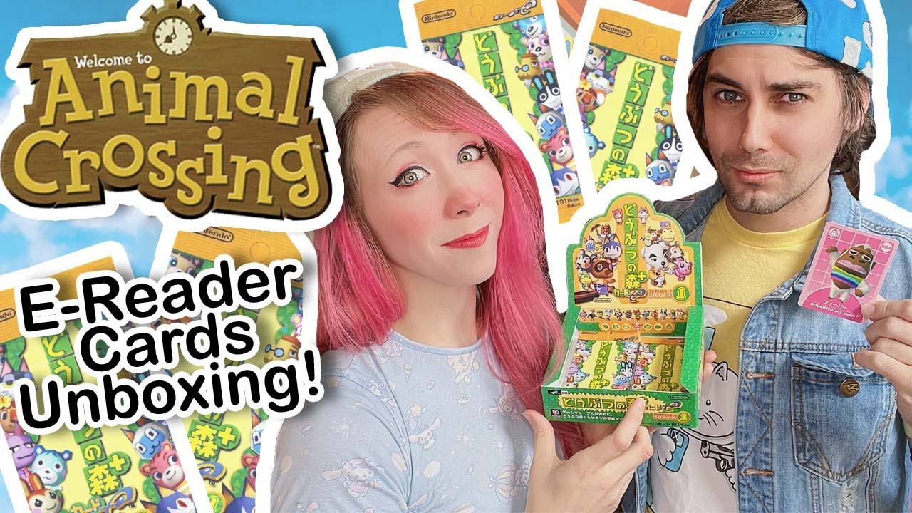 Unboxing Animal Crossing e-Reader Cards! - Series 1 - YouTube