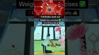 FULL BODY WORK OUT AT HOME 💯#shortsvideo #viralvideo #fullbodyworkout #athome #ytshorts