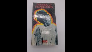 Opening to The Bride of Frankenstein (1935) 1984 VHS