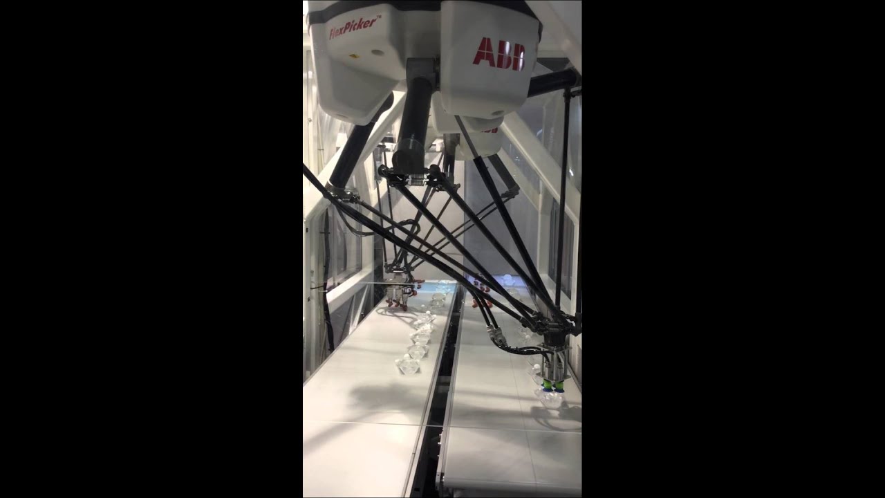 Fast line product sorting robot