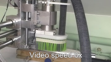 DIY CNC router for 3D surfacing video 4, tale core  milling, Rohacell 3D milling