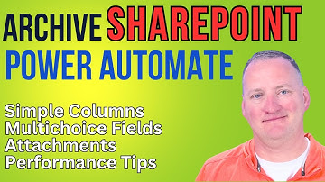 Archive SharePoint using Power Automate 🤩 Even the hard columns