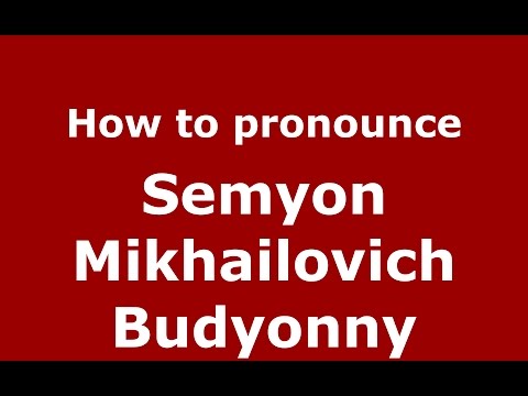 Video: Semyon Mikhailovich Budyonny: Biografie, Kariéra A Osobní život