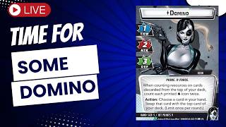 🔴  Playing Domino in Marvel Champions -  !Rogue  LIVE