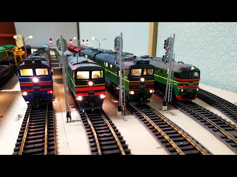 Автоматическое управление ЖД макетом. Automated control model railway from PC with RocRail software