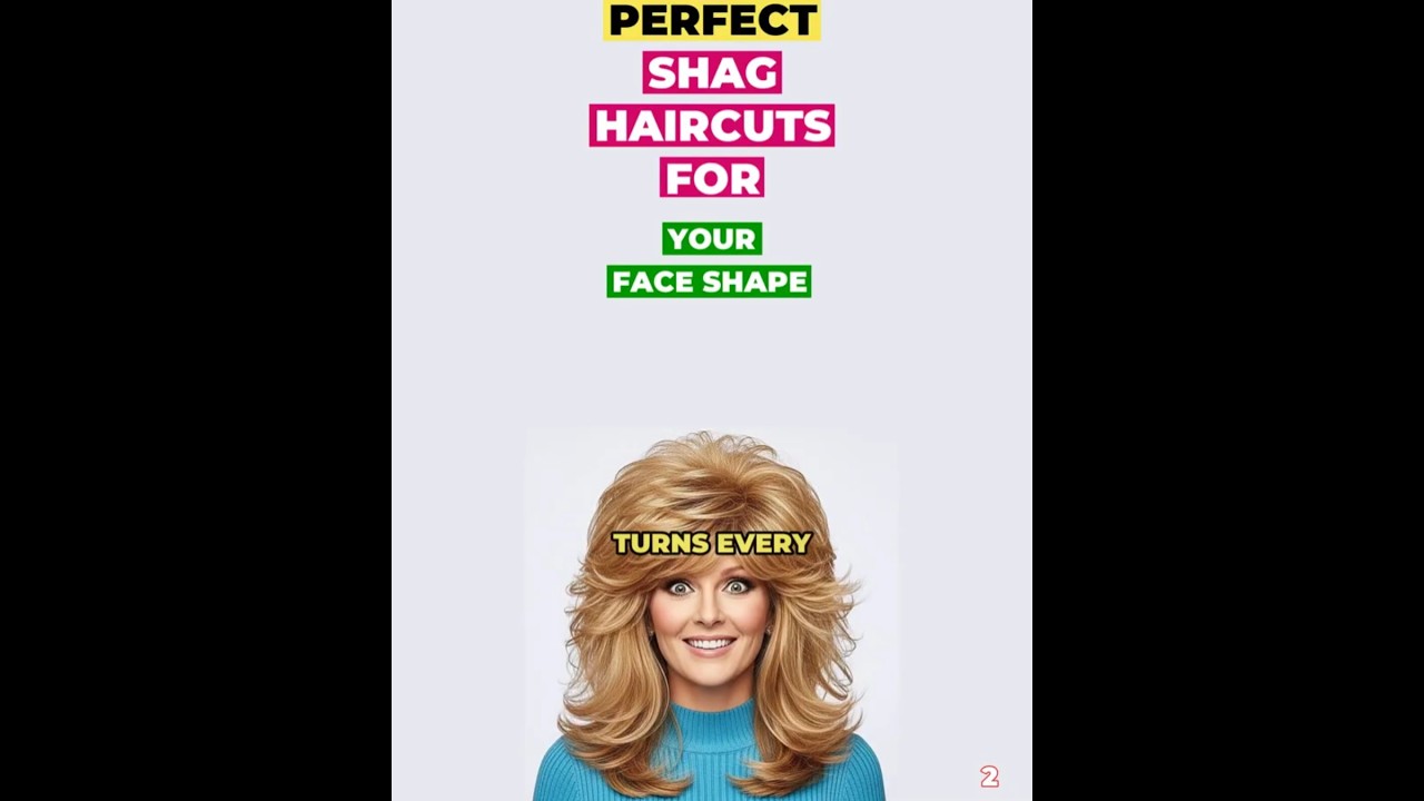 Perfect Shag Haircut For Your Face Shape (Round, Oval, Square)