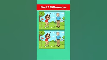 Can You Spot the 3 Differences? 🔍 Only 1% Can! #shorts #games #difference #trending