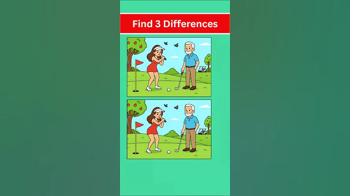 Can You Spot the 3 Differences? 🔍 Only 1% Can! #shorts #games #difference #trending