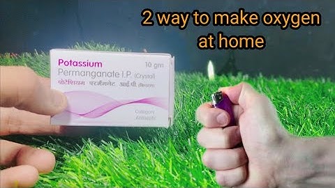 🔵How to make pure oxygen at home ll😱😱@MRINDIANHACKER