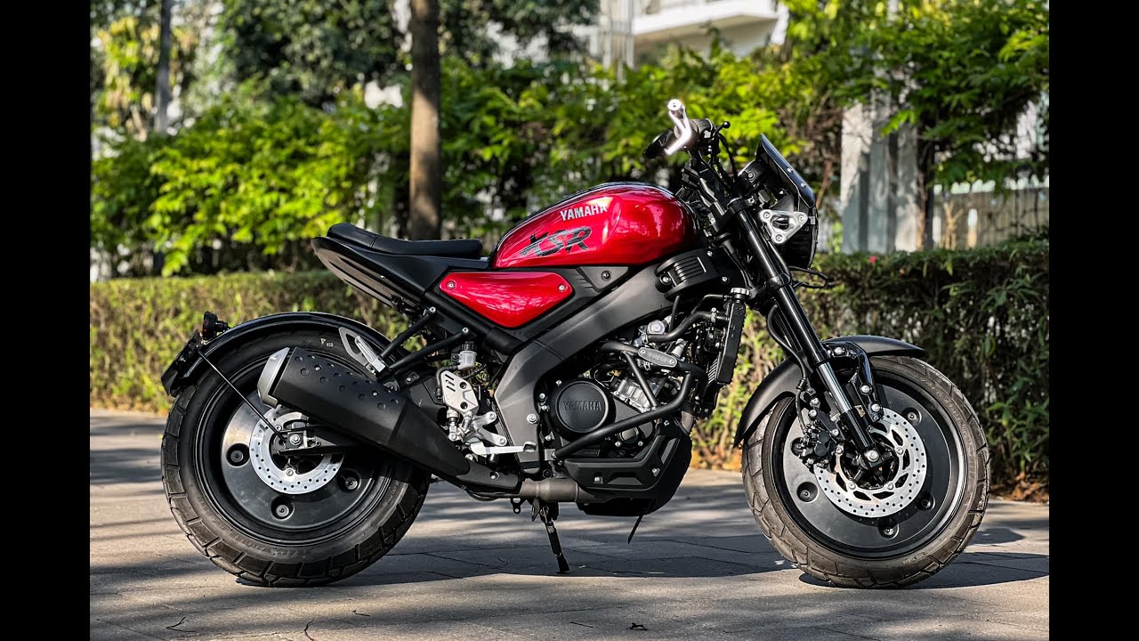 REVIEW YAMAHA XSR 155 MUA MỚI ĐỘ STYLE BOBBER YÊN GẬP RA VÀO SIÊU ĐẸP VÀ NGẦU. XSR155 MUA MỚI ĐỘ ĐẸP