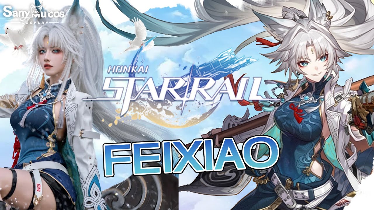 【SanyMuCos】Game Honkai: Star Rail Cosplay Feixiao Cosplay Costume Premium Edition