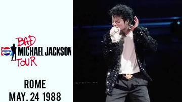 Michael Jackson - Bad Tour Live in Rome (May 24, 1988)
