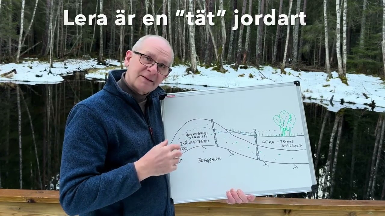 Naturlig källa. Artesiskt grundvatten. Grus och sand. GeologenMangemagister besöker Ingbo källor!