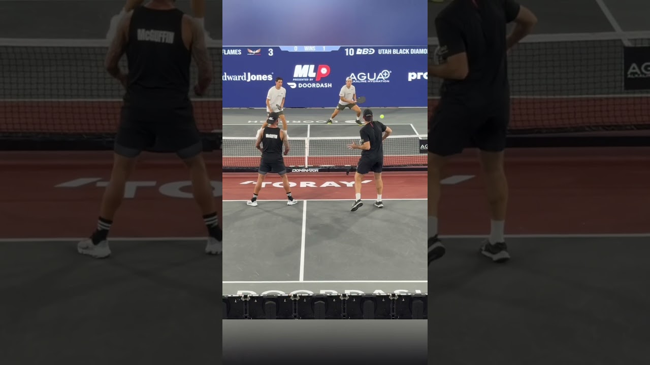 Tyler Loong pulls off one of the most fun shots in pickleball… the ERNE