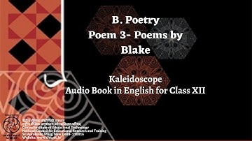 Poem 3- Poems by Blake