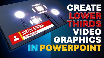 Create Animated Lower Thirds Graphics in PowerPoint