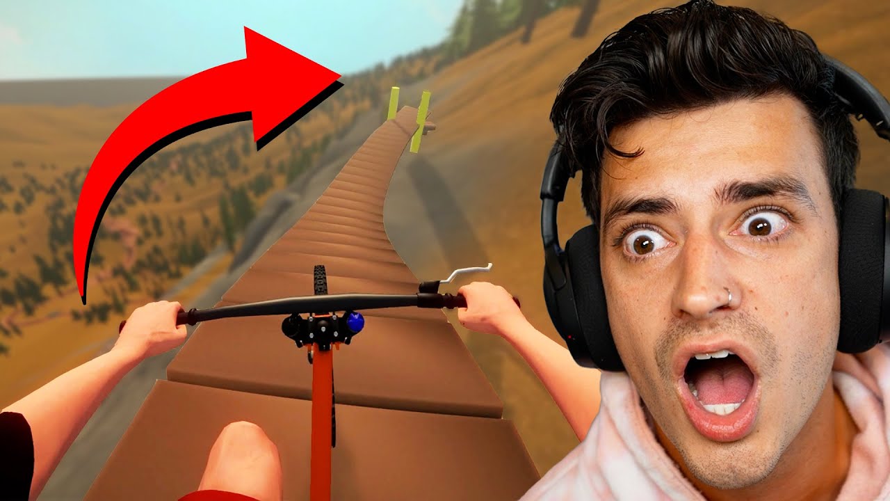 FIRST-PERSON OPEN WORLD MOUNTAIN BIKING?! (Cranked)