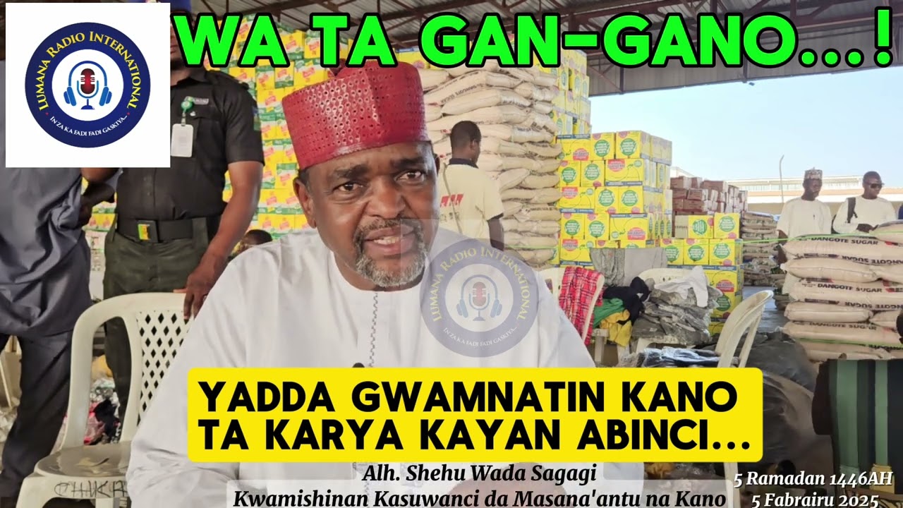 WA TA GAN-GANO: ABINDA GWAMNAN KANO YAYI YA KARYA KAYAN ABINCI...!
