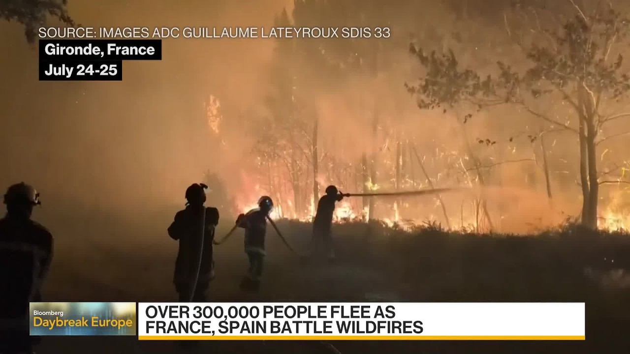 Europe Wildfires: More Than 300,000 Evacuated in Spain, France