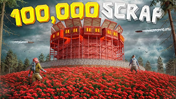100,000 Scrap Farm under a Russian Clans nose in Rust