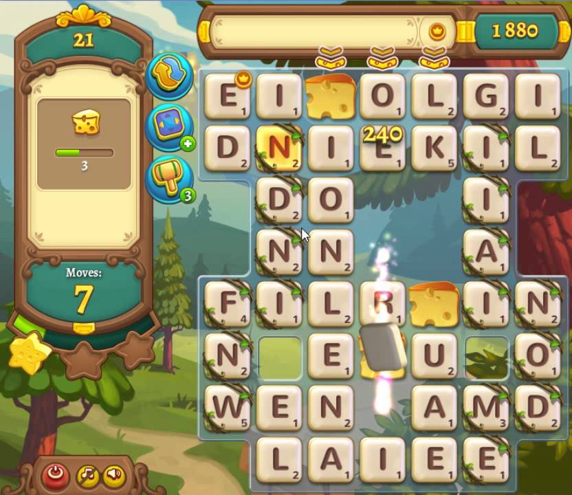 AlphaBetty Saga level 21 ENGLISH with mystery mouse 😈