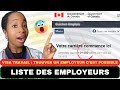 Comment trouver un employeur canadien de ltranger  visa de travail