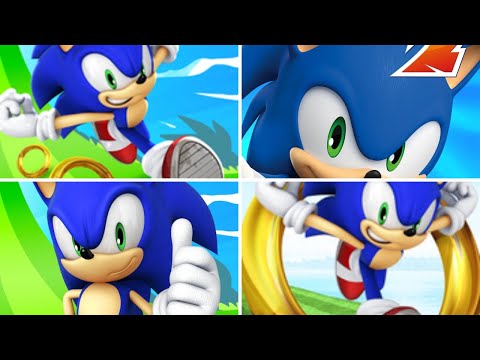 Sonic Dash - бег игра и гонки - Обзор & прохождение игры для iOS и Android 🥸