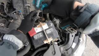How to replace BATTARY on 07-15 Mitsubishi Lancer 2015 2014 2013 2012 2011 2010 2009 2008