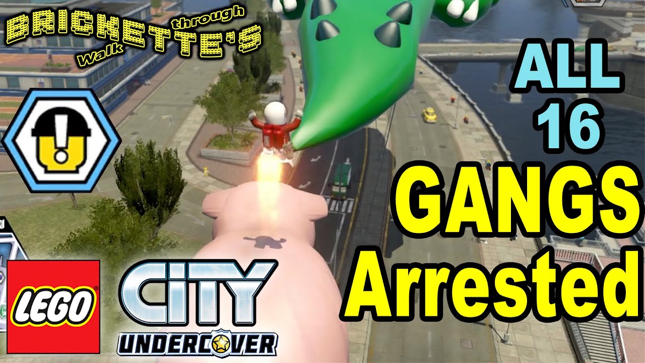 overraskende Næb Vil have All 19 FREE RUNS in LEGO City Undercover + 19 characters + Rescuer  Emergency Vehicle - YouTube