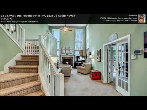 151 Skytop Rd, Pocono Pines, PA home video tour
