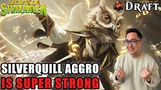 Silverquill Aggro Is Super Strong | Secrets Of Strixhaven Draft | MTG Arena