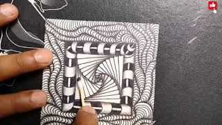 Zentangle Art Drawing -33 | Zentangle drawing | Zentangle Art #zentangle