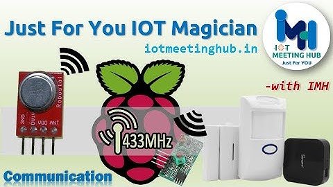 Raspberry Pi communication between RF 433 MHz devices