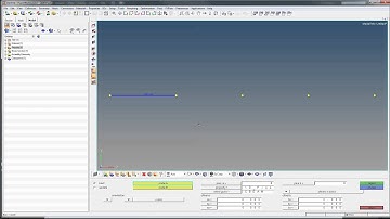Hyperworks 12 Modeling 3 Point Bending Beam + Topology Optimization - Part 1: 1D Modeling