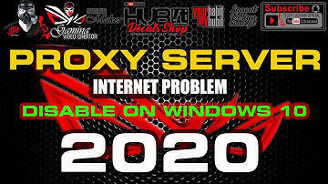 PROXY VIRUS ON WINDOWS 10 - HOW TO REMOVE | DISABLE