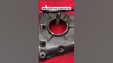 BMW E34 M5 Front Crankshaft Seal #bmw #mechanic #engine #automobile #bmwe34 #bmwm5 #cars #diy