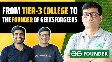 How he created GeeksforGeeks with ₹0 Funding to date 🔥 The untold Story of Mr. Sandeep Jain