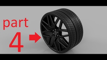How to create forged alloy multi spoke rim on autodesk fusion 360 final part.