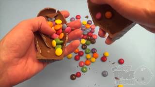 New Learn Colours With Smarties Chocolate Surprise Eggs Christmas Edition