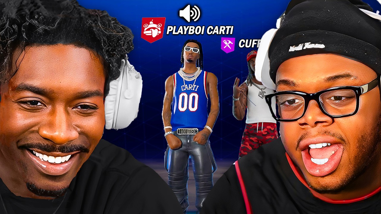 Cuffem & BruceDropEmOff Talk To PLAYBOI CARTI On Fortnite!