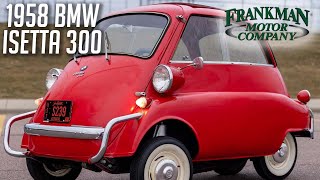 1958 BMW Isetta 300  Frankman Motor Company  Walk Around & Driving