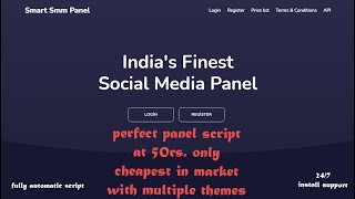 Perfect smm panel script download - fully automatic script - at 50 rs. only.